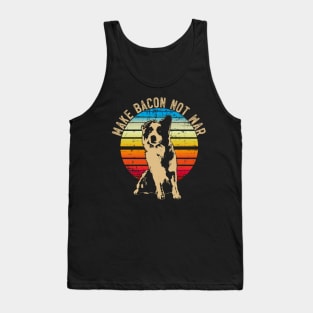 Retro Australian Shepherd T-Shirt Men Women Kids Gift Tank Top